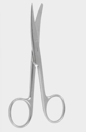 Ножиці вигнуті тупий/гострий 14,0 см (cm)